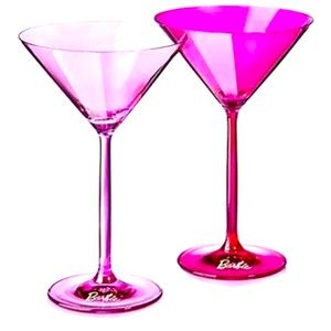 Barbie martini glasses